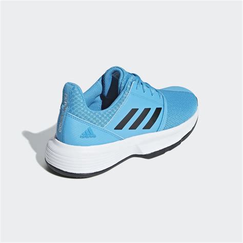 adidas kids courtjam xj tennis shoes bluewhite tennisnutscom