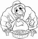 Coloring Pages Dinner Family Thanksgiving Getcolorings Feast sketch template