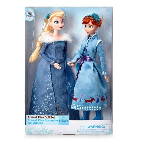 First Look At Anna And Elsa Doll Set From Olaf S Frozen