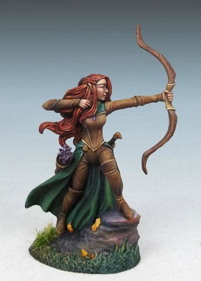Dark Sword Miniatures Dsm7450 Female Elf Ranger With Bow