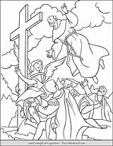 Coloring Joseph Cupertino Saint St Thecatholickid Pages Sure Read Mls Cnt Great Life sketch template