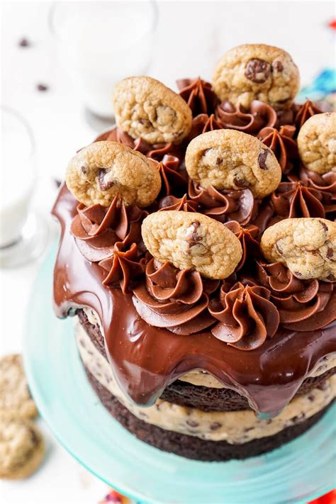 chocolate chip cookie dough cake sugar and soul
