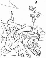 Trilli Stampare Tinkerbell Tinker Stati Tratti sketch template