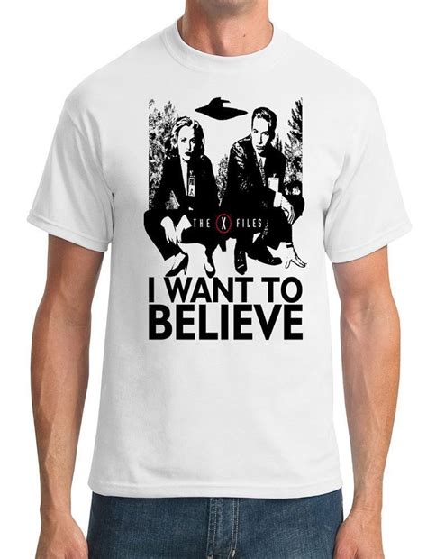 x files i want to believe new fashion man t shirt cotton o neck mens