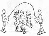 Comba Cuerda Saltar Saltos Saltando Juegos Corda Salts Tradicionales Salto Cuerdas Ritmo Representación Gráfica Escuela Larga Parelles sketch template