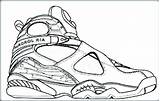 Coloring Pages Shoes Jordan Nike Basketball Shoe Lebron Printable Air Nba Drawing Sports Curry Stephen Converse Sketch Force Teams Logo sketch template