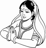 Hindu Clipart Wedding Drawing God Clip Cliparts Clipartbest Clipartmag Weddings Marathi sketch template