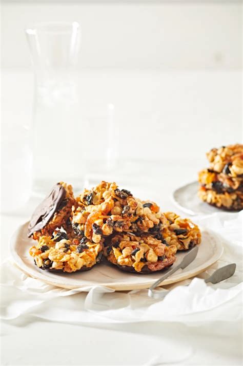 homemade cranberry apricot and almond florentines cater care