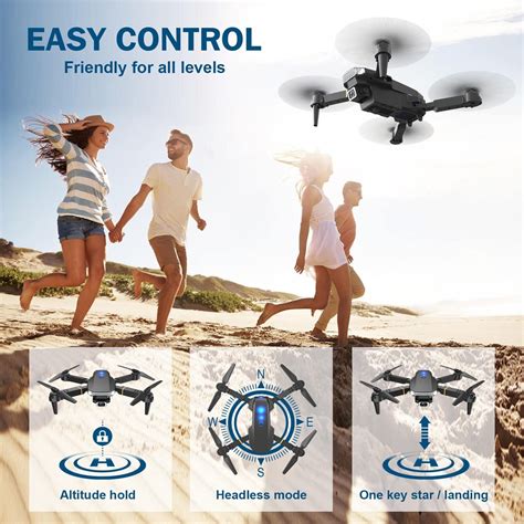 batteries drone  pro  hd selfie camera wifi fpv gps foldable rc quadcopter ebay