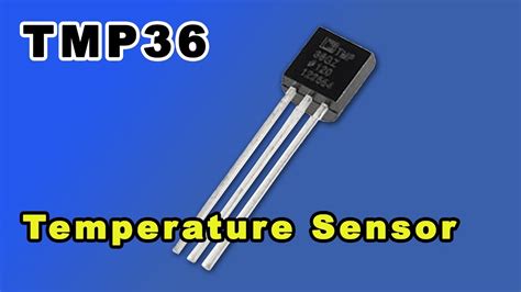 tmp temperature sensor  arduino youtube