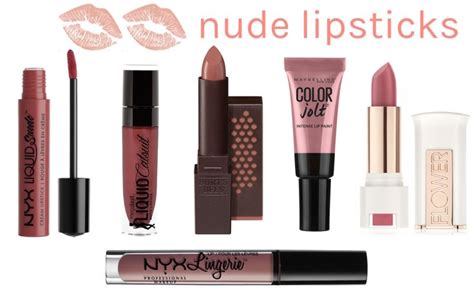 cheap and chic best drugstore nude lipsticks for medium