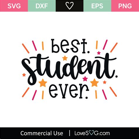 student  svg cut file lovesvgcom