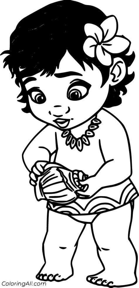 moana coloring pages coloringall