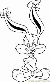 Coloring Babs Bunny Pages Animaniacs Coloringpages101 Online Printable sketch template