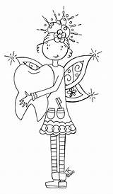 Tooth Fairy Coloring Pages Print Colour Getdrawings sketch template