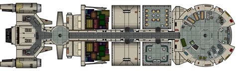 space master medium transport deck plan spaceships pinterest sf