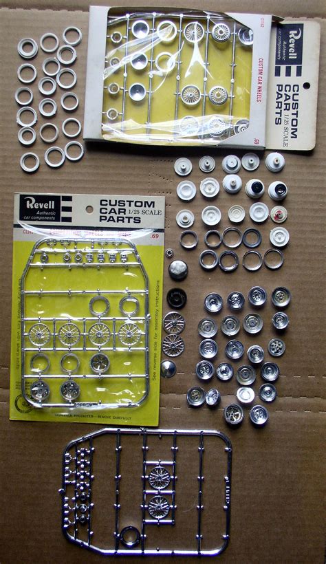 Model Car Custom Wheels And Parts 1 25 Scale Revell And