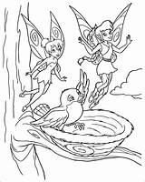 Coloring Pages Tinkerbell Friends Tinker Bell Getcolorings sketch template