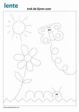 Lente Werkboekje sketch template