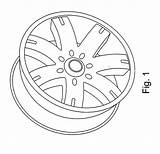 Drawing Wheels Patents sketch template