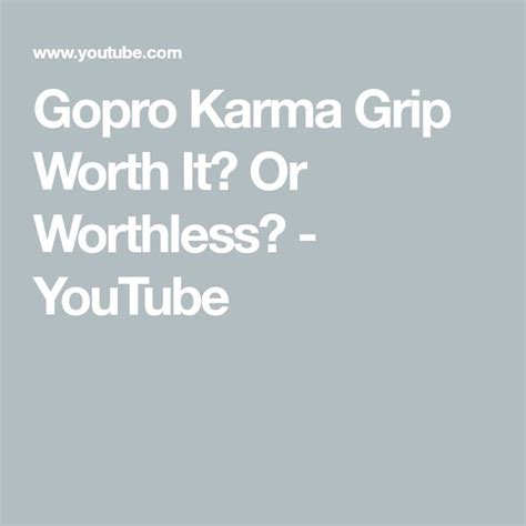 gopro karma grip worth   worthless youtube gopro karma worthless