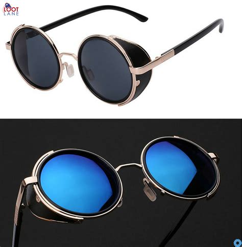 steampunk sunglasses with side shields loot lane
