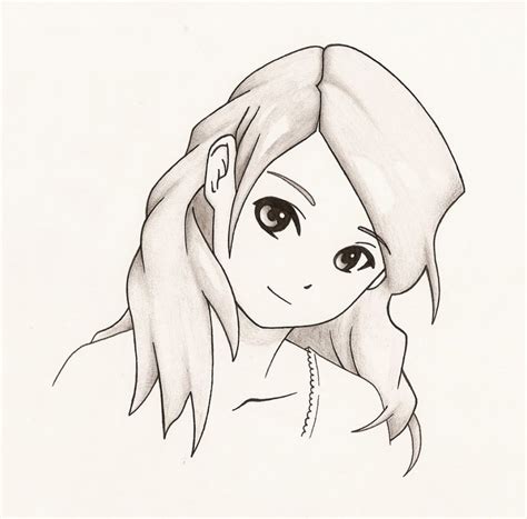 easy drawing anime girl at free for personal use easy drawing anime girl of