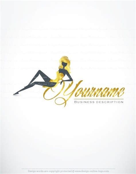 exclusive design sexy woman logo free business card online logo