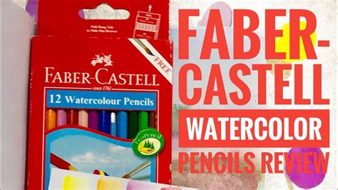 faber castell watercolor pencils review youtube
