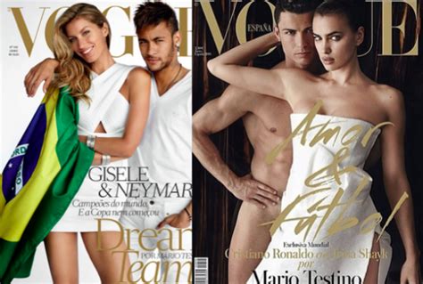 Who Had The Better Vogue Cover Cristiano And Irina Or Neymar And