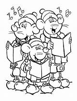 Christmas Coloring Singing Carols Mouse Three Pages Tiny Para Printable Colorear Navidad Kids Sheets Ratones Cantando Dibujos Dibujo Villancicos Seleccionar sketch template