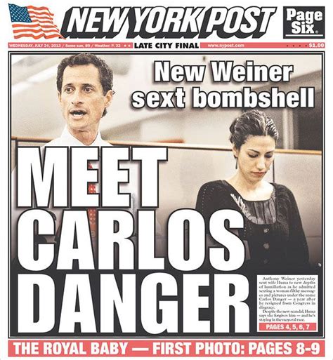 Anthony Weiner S Latest Scandal Where S The Punny Post Headline