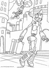 Coloring Pages Robot Robots Disney Kids Color Printable Rodney Sheets Movie Adult Found sketch template
