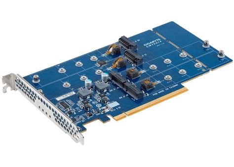 gigabyte cmt  slot card converts pcie      gbps slots geeky gadgets