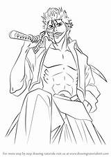 Bleach Grimmjow Draw Drawing Step Jaegerjaquez Anime Drawingtutorials101 Drawings Characters Sketch Coloring Tutorials Pages Learn Manga Character sketch template