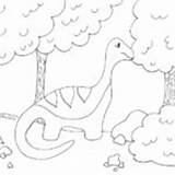 Coloring Spools Thread Apatosaurus sketch template