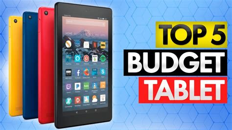 Top 5 Best Budget Tablets Of [2020] Youtube