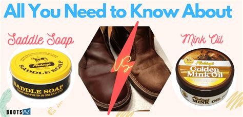 saddle soap  mink oil find      leather boots  shoes