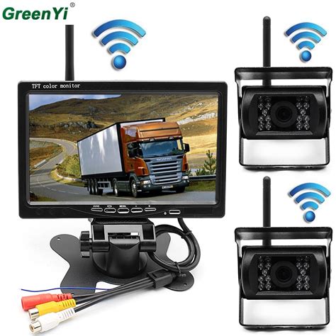 wireless vehicle   backup cameras parking assistance system ir night vision rear view camera