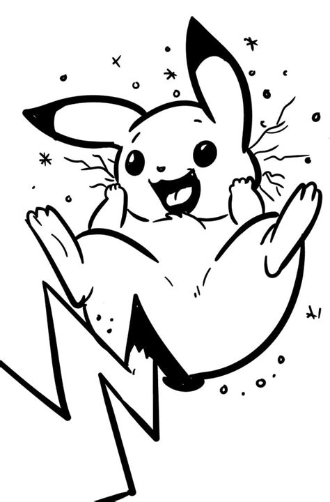 zombie pikachu coloring page  printable coloring pages  kids