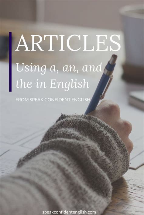 articles  english correctly     english