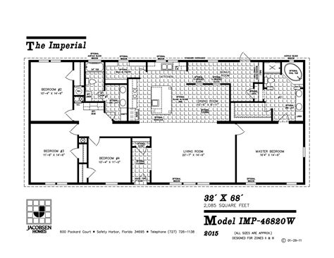 imp  mobile home floor plan ocala custom homes