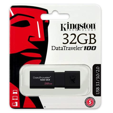 kingston datatraveler dtg gb usb  flash drive black