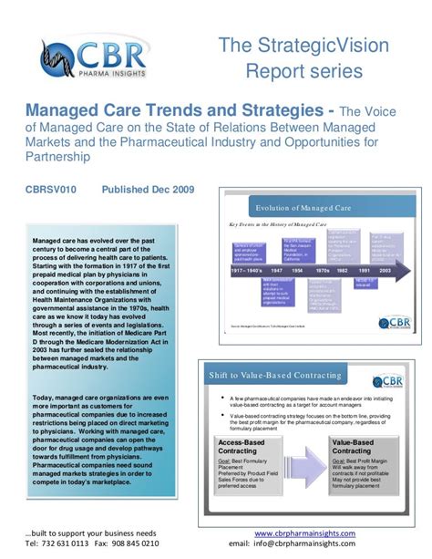 managed care trends  strategies