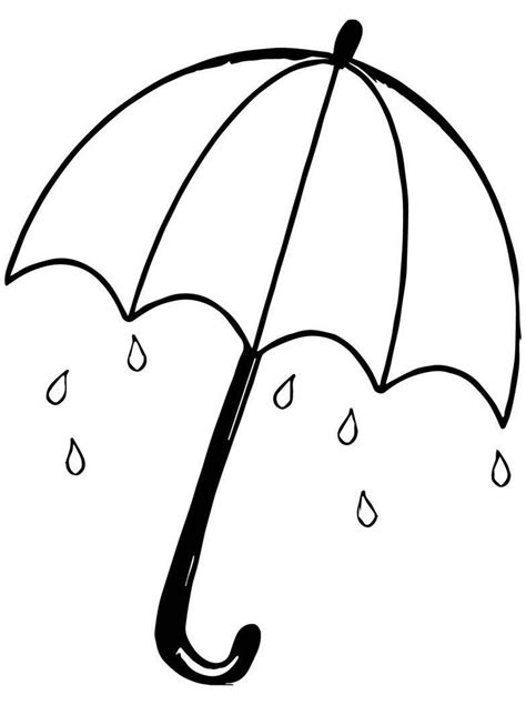 coloring pages umbrella coloring