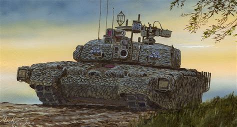 tank paintings released  tank veteran  tank museum