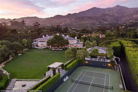 live next door to oprah rob lowe lists his montecito mansion for 47 million daily mail online
