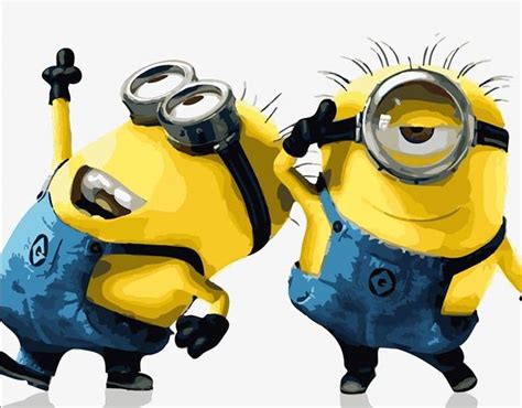 minions cartoon  animation paint  number numeral paint