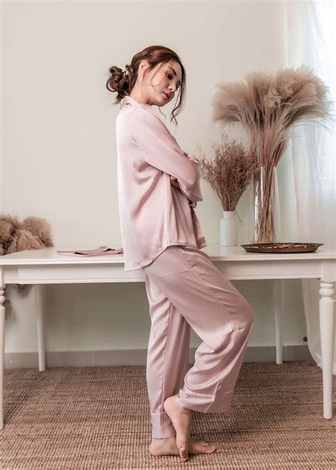 Clair De Lune Nightwear Set In Pink • Dreamscaped