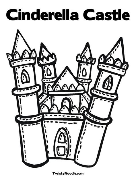 cinderella castle coloring page cinderella coloring pages castle